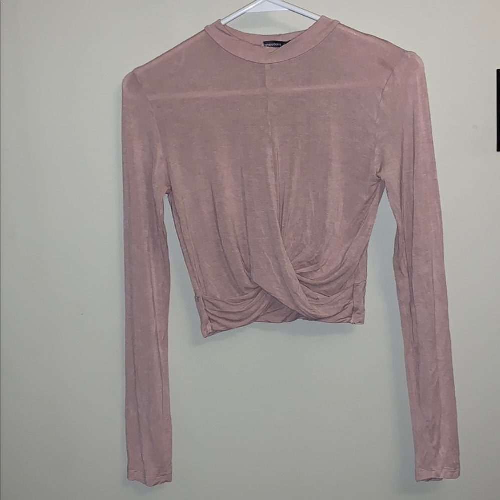 Light pink top
